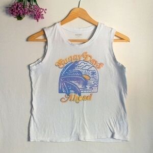 Old Navy Sunny Days Ahead Tank Top Size Large